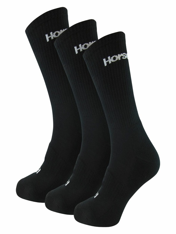 Horsefeathers Čarape Delete Premium 3Pack - crne veličine 11 - 13 HORSEFEATHERS