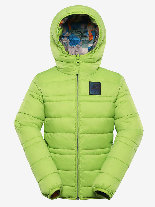 ALPINE PRO Dječja dvostrana jakna hi-therm ALPINE PRO DOUWO zelena