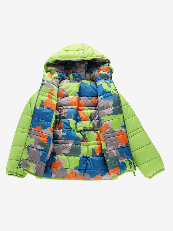 ALPINE PRO Dječja dvostrana jakna hi-therm ALPINE PRO DOUWO zelena
