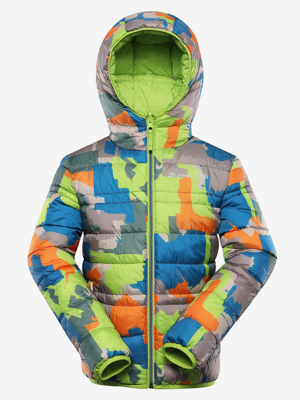 ALPINE PRO Dječja dvostrana jakna hi-therm ALPINE PRO DOUWO zelena