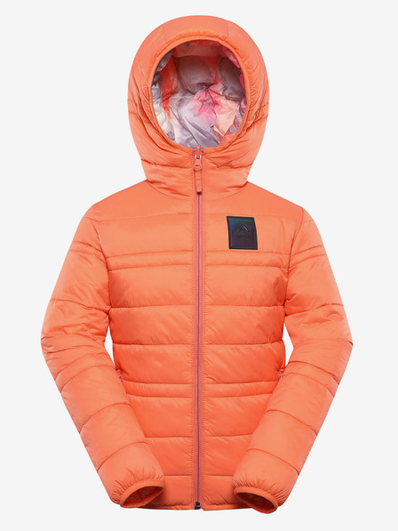 ALPINE PRO Dječja reverzibilna jakna hi-therm ALPINE PRO DOUWO narančasta