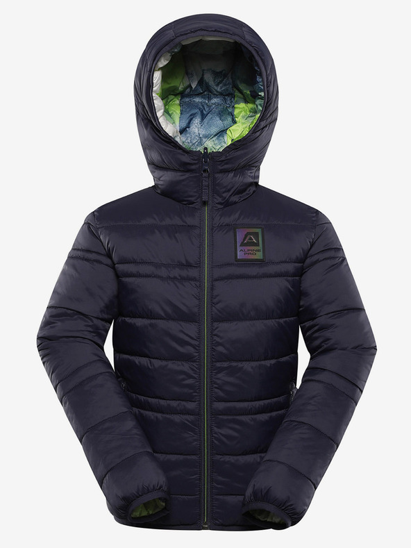 ALPINE PRO Dječja dvostrana jakna hi-therm ALPINE PRO DOUWO plava