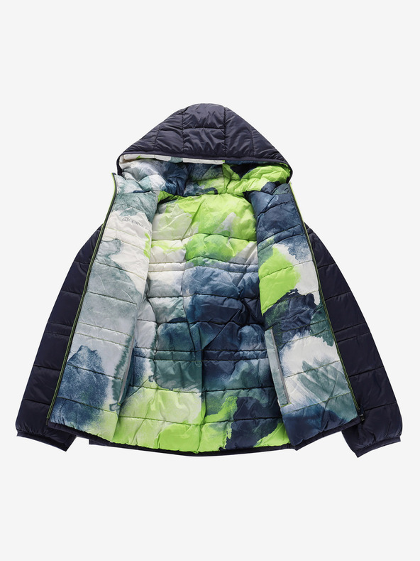 ALPINE PRO Dječja dvostrana jakna hi-therm ALPINE PRO DOUWO plava