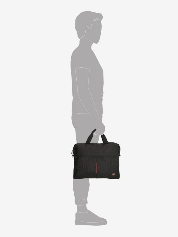 Enrico Benetti Enrico Benetti Cornell 15,6" torba za prijenosno računalo crna