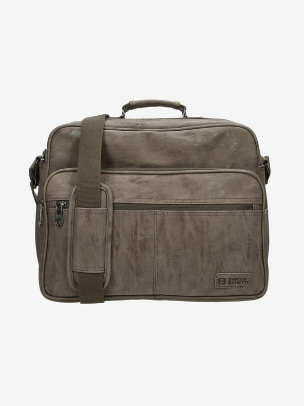 Enrico Benetti Enrico Benetti Rotterdam 15" torba za prijenosno računalo 20 l srednje tamno-smeđa