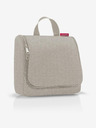 Reisenthel Bež ženska kozmetička torbica Reisenthel Toiletbag Herringbone Sand