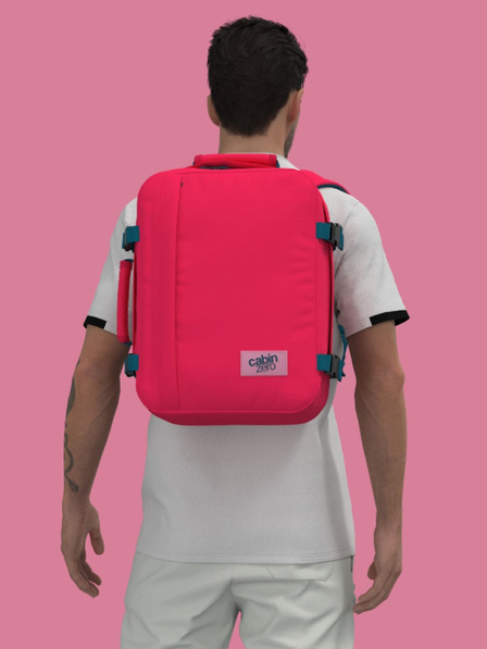 CabinZero Crveni ruksak CabinZero Classic 28L Miami magenta