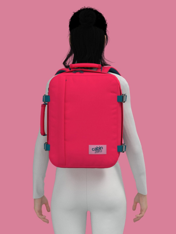 CabinZero Crveni ruksak CabinZero Classic 28L Miami magenta