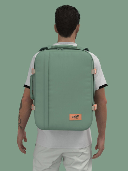 CabinZero Zeleni unisex ruksak CabinZero Classic 44L Sage forest