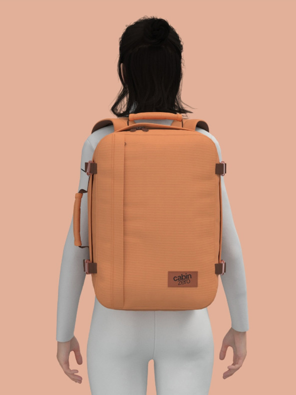 CabinZero Smeđi ruksak CabinZero Classic 36L Gobi sands