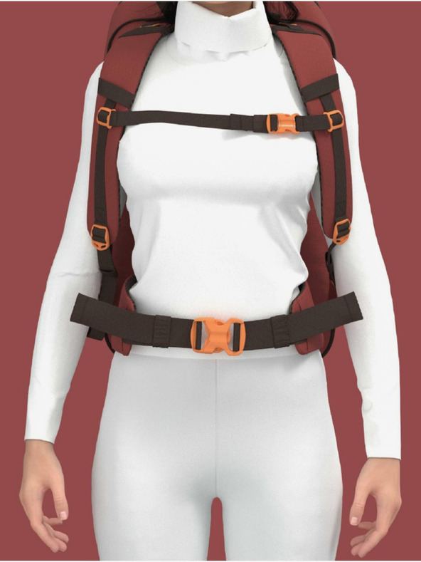 CabinZero Ruksak CabinZero Adv 42L Sangria red