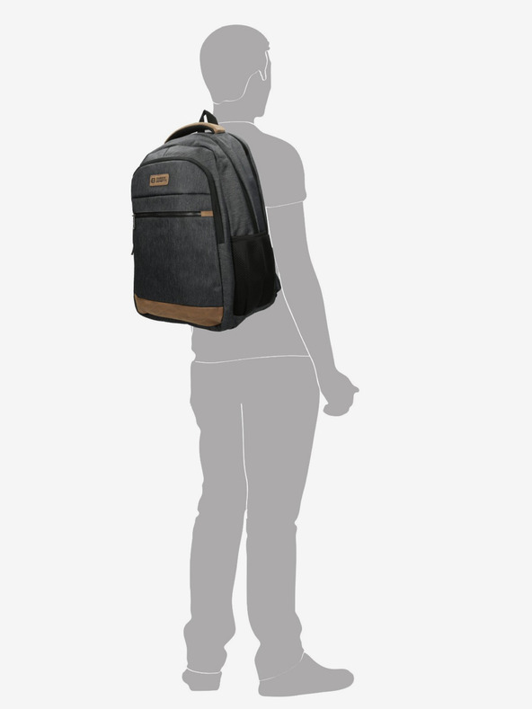 Enrico Benetti München 17" Notebook Grey Ruksak