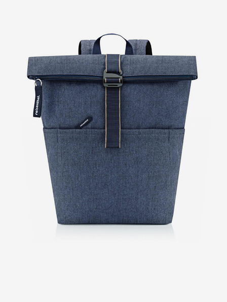 Reisenthel Ruksak Reisenthel Rolltop Ruksak riblja kost tamnoplava