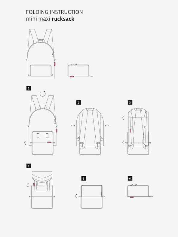 Reisenthel Crni točkasti ruksak Reisenthel Mini Maxi Rucksack Dots White