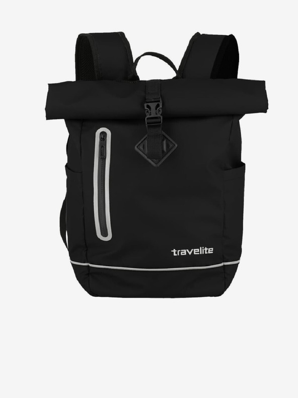 Travelite Basics Roll-up Plane Black Ruksak