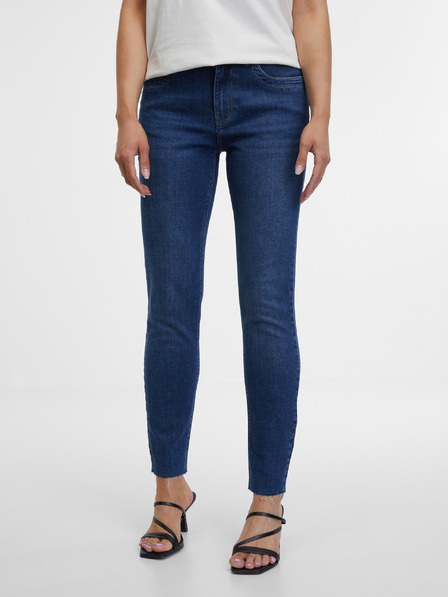 Orsay Tamno plave ženske skinny fit traperice ORSAY