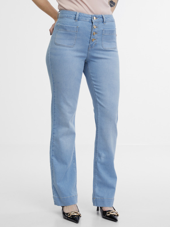 Orsay Svijetloplave bootcut traperice ORSAY