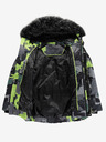 ALPINE PRO Zeleno-siva jakna za djevojčice s PTX Alpine Pro Werdo membranom