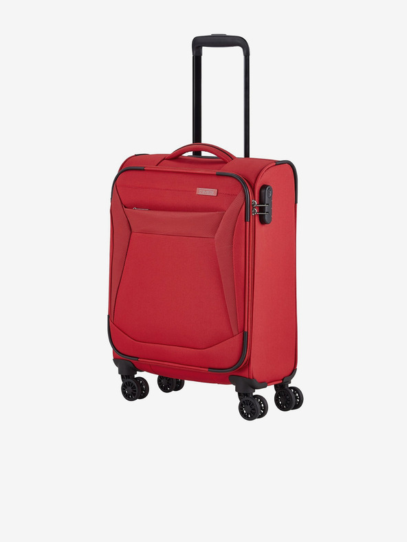 Travelite Set od tri putna kofera crvene boje Travelite Chios S, M, L