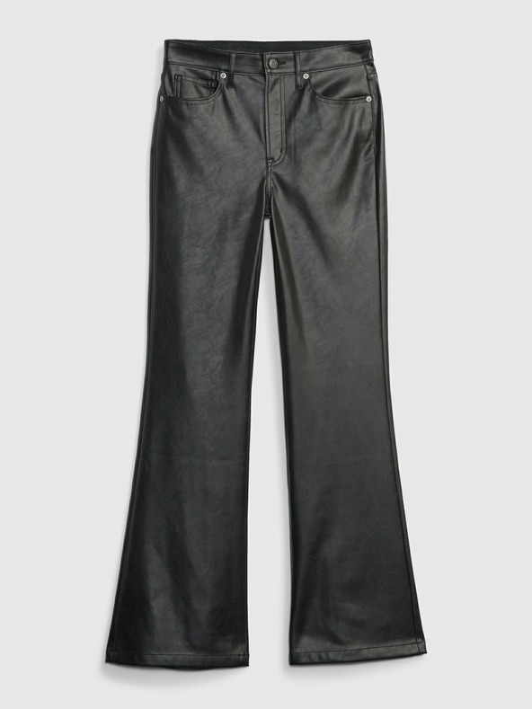 GAP Kožne hlače visoki struk '70s GAP