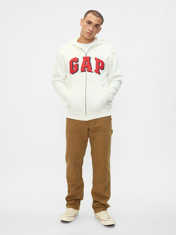 GAP Majica s patentnim zatvaračem i logom Gap
