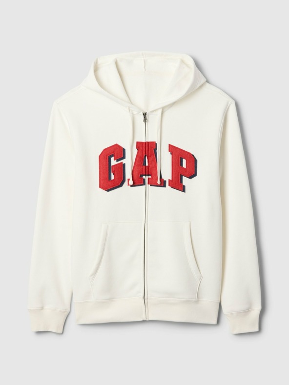 GAP Majica s patentnim zatvaračem i logom Gap