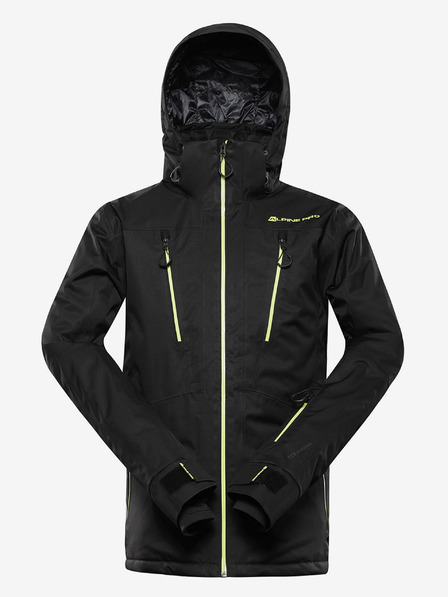 ALPINE PRO Muška skijaška jakna s ptx membranom ALPINE PRO REAM crna
