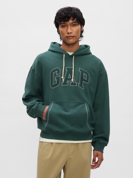 GAP Oversize hoodie Stitch s logotipom GAP