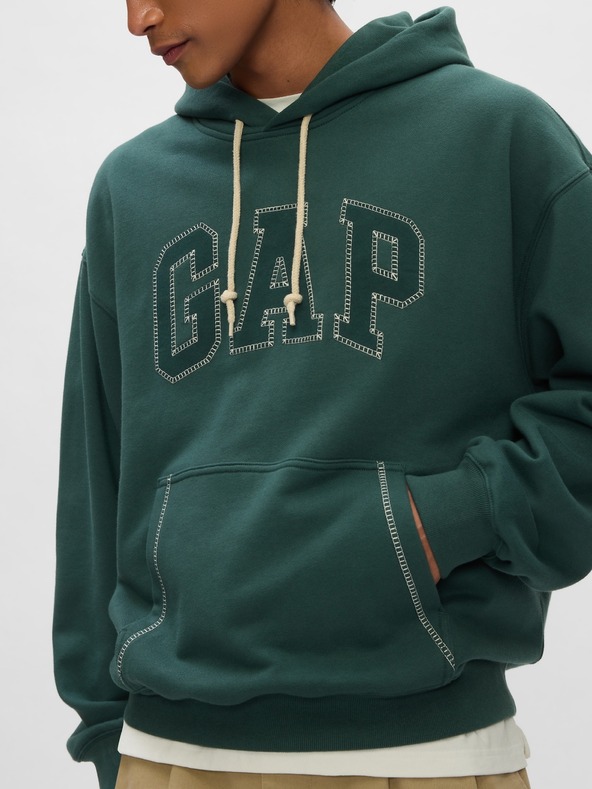GAP Oversize hoodie Stitch s logotipom GAP