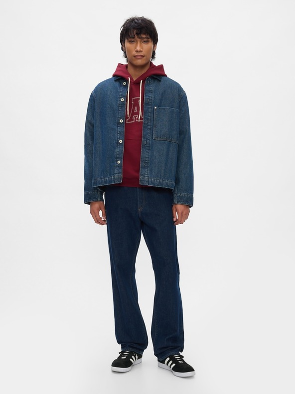 GAP Oversize majica s logotipom Stitch GAP