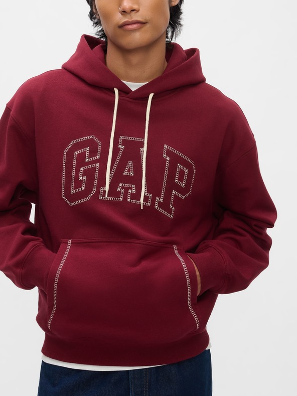 GAP Oversize majica s logotipom Stitch GAP