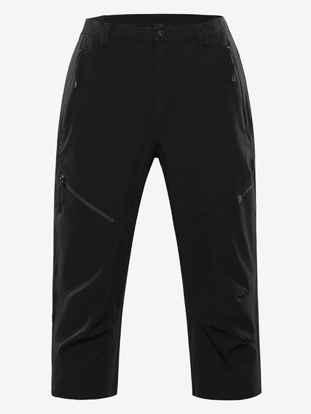 ALPINE PRO Muški softshell kapri ALPINE PRO WEDER crni