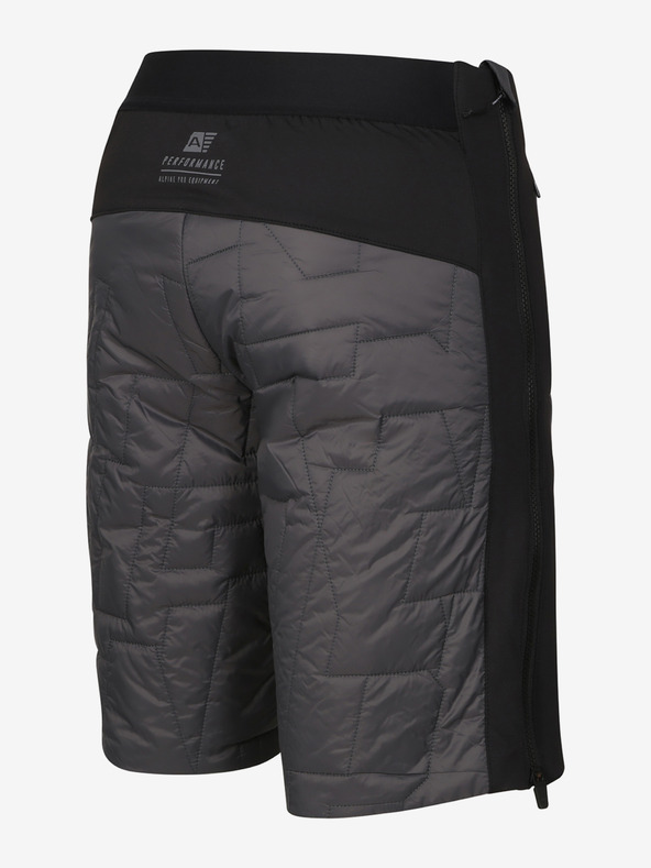 ALPINE PRO Muške kratke hlače s membranom ALPINE PRO CORAL dk.true grey