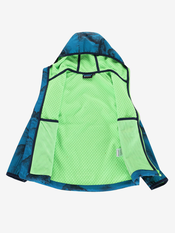 ALPINE PRO Plava dječja softshell jakna s Alpine Pro Ezoro membranom