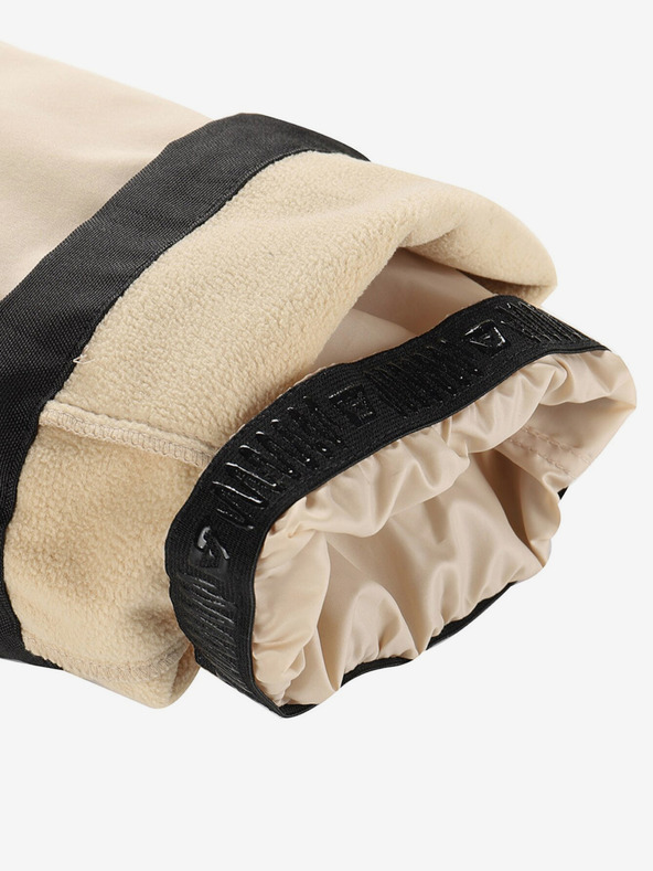 ALPINE PRO Ženske skijaške softshell hlače s membranom ALPINE PRO GERANA white pepper