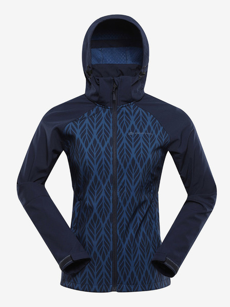 ALPINE PRO Plava ženska softshell jakna s Alpine Pro Hoora membranom