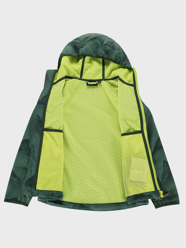 ALPINE PRO Zelena dječja softshell jakna s Alpine Pro Ezoro membranom