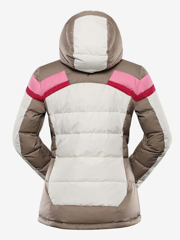 ALPINE PRO Ženska skijaška jakna s ptx membranom ALPINE PRO FERERA creme