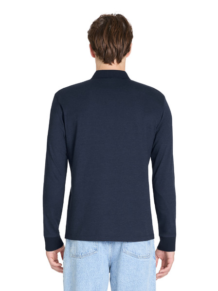 Celio Celio Jiwomini tamnoplava muška polo majica dugih rukava