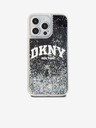 DKNY Stražnja maska ​​s logotipom Liquid Glitter Arch za iPhone 13 Pro Max crna DKNY