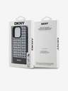 DKNY PU kožna donja traka s ponavljajućim uzorkom MagSafe stražnja maska ​​za iPhone 12/12 Pro crna DKNY