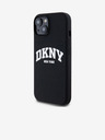 DKNY Liquid Silicone Arch Logo MagSafe stražnja maska ​​za iPhone 14 crna DKNY