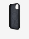 DKNY Liquid Silicone Arch Logo MagSafe stražnja maska ​​za iPhone 15 Plus crna DKNY