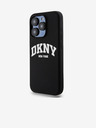 DKNY Liquid Silicone Arch Logo MagSafe stražnja maska ​​za iPhone 15 Pro crna DKNY