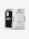DKNY Liquid Silicone Arch Logo MagSafe stražnja maska ​​za iPhone 15 Pro crna DKNY