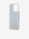DKNY Stražnja maska ​​s logotipom Liquid Glitter Arch za iPhone 15 Pro crna DKNY