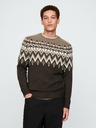GAP Fair Isle GAP džemper od mješavine vune