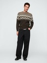 GAP Fair Isle GAP džemper od mješavine vune