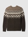 GAP Fair Isle GAP džemper od mješavine vune