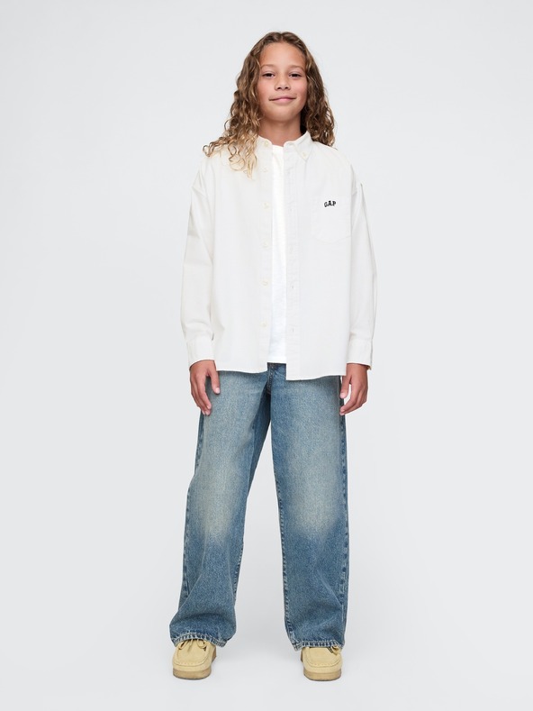 GAP Dječja oversize košulja Oxford GAP